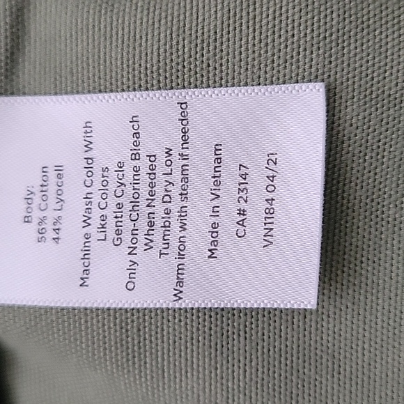 Talbots Slim Cargo Pant High-Rise Size 16 - Picture 9 of 10